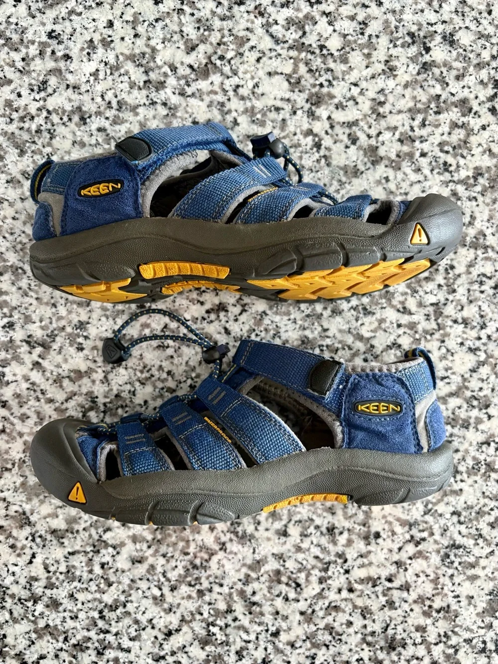 Keen—Newport Hybrid Waterproof Hiker Sandals Navy/Gray (Size Youth 2)